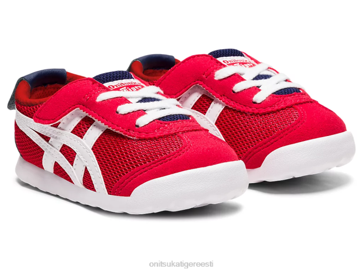 lapsed klassikaline punane/valge Onitsuka Tiger Mehhiko 66 kingad 4FRB650