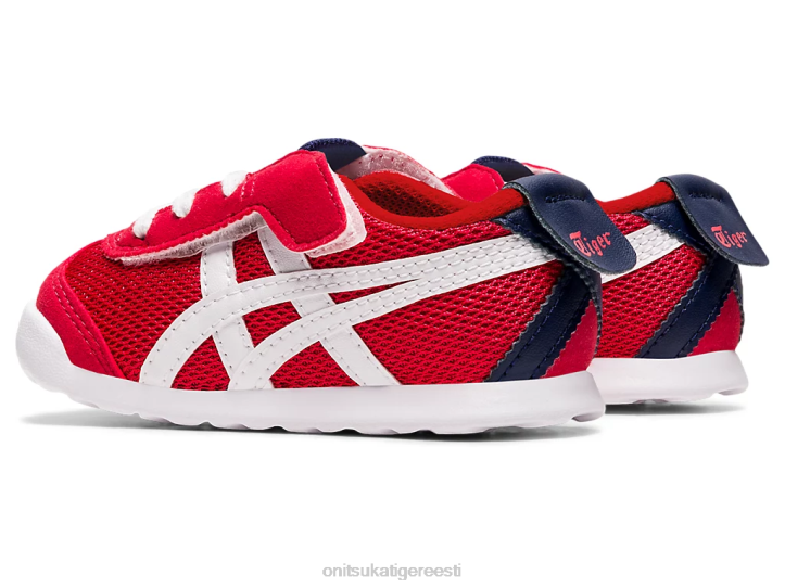 lapsed klassikaline punane/valge Onitsuka Tiger Mehhiko 66 kingad 4FRB650