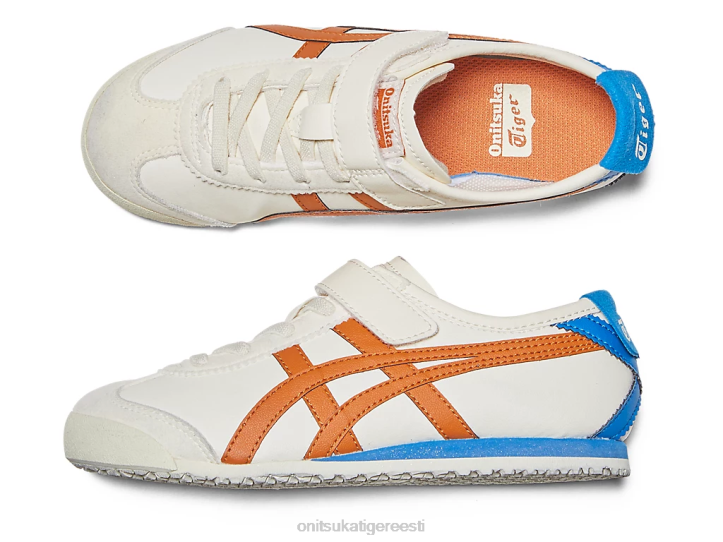 lapsed kreem/roosteoranž Onitsuka Tiger Mehhiko 66 kingad 4FRB618
