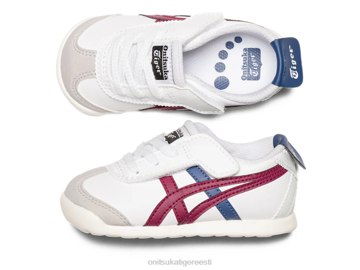 lapsed valge/kuivatatud mari Onitsuka Tiger Mehhiko 66 kingad 4FRB624
