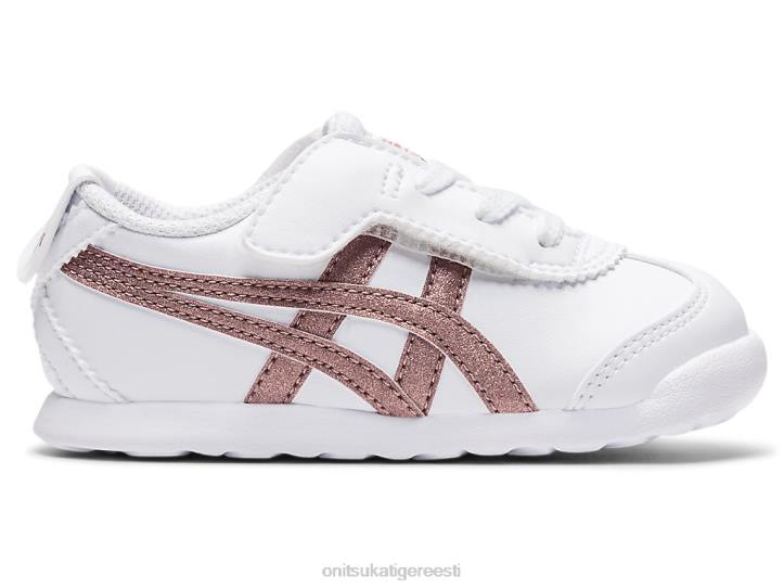 lapsed valge/roosa kuld Onitsuka Tiger Mehhiko 66 kingad 4FRB631