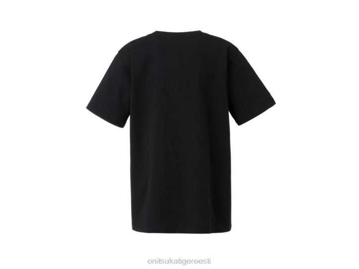 lapsed must valge Onitsuka Tiger logoga tee Riietus 4FRB661