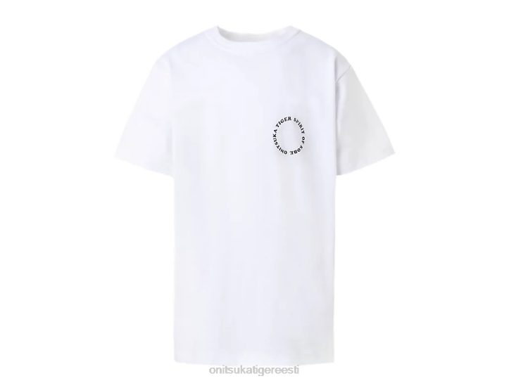 lapsed päris valge Onitsuka Tiger graafiline tee Riietus 4FRB679