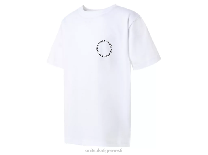 lapsed päris valge Onitsuka Tiger graafiline tee Riietus 4FRB679