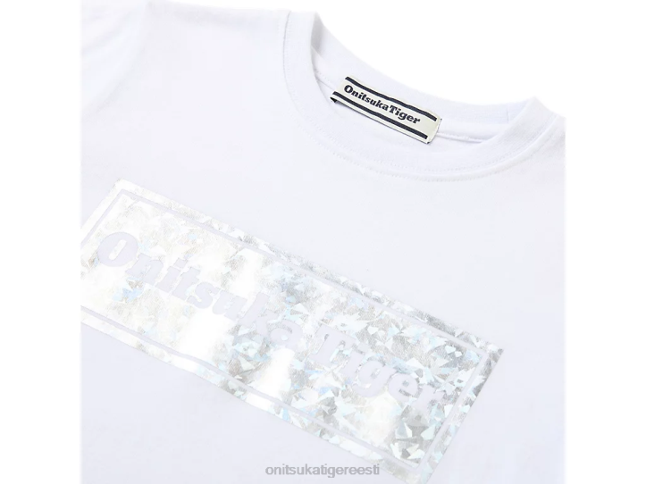 lapsed päris valge Onitsuka Tiger graafiline tee Riietus 4FRB680
