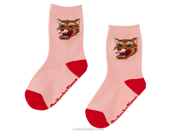 lapsed heleroosa Onitsuka Tiger sokid tarvikud 4FRB667