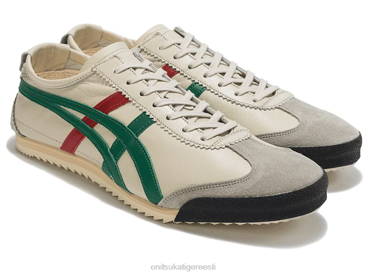 mehed kreem/roheline Onitsuka Tiger mehhiko 66 deluxe kingad 4FRB24