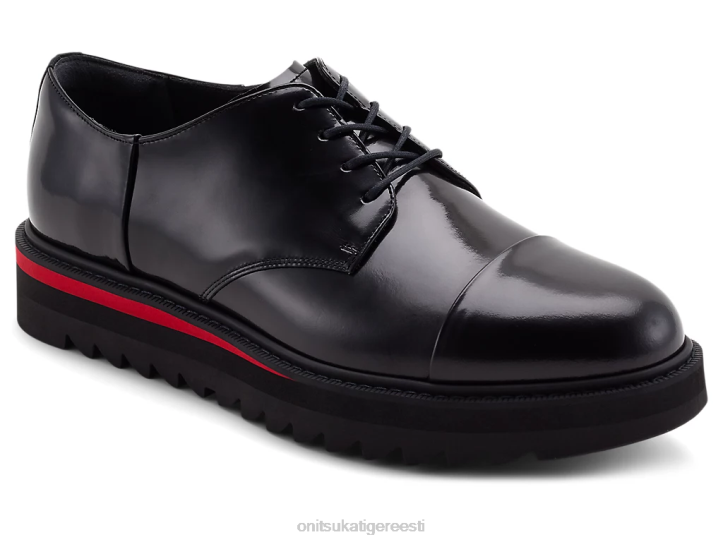 mehed must/klassikaline punane Onitsuka Tiger derbi kingad 4FRB220