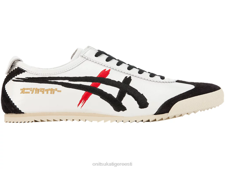 mehed valge must Onitsuka Tiger mehhiko 66 deluxe kingad 4FRB135