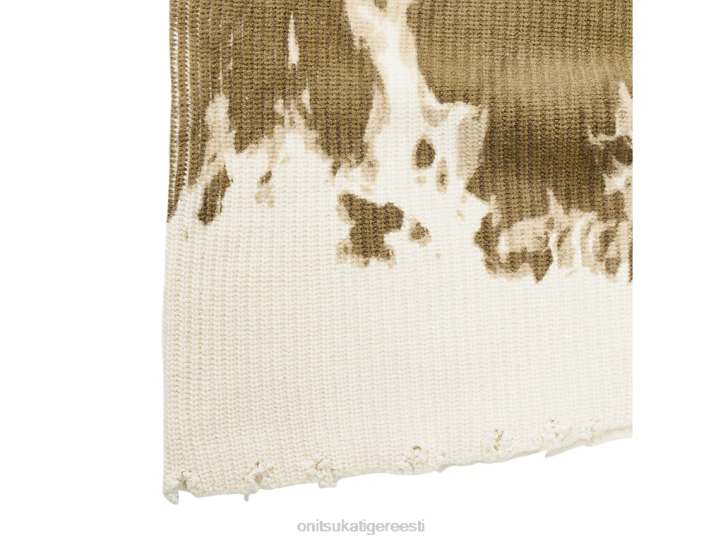 mehed khaki/valge Onitsuka Tiger kootud top Riietus 4FRB428