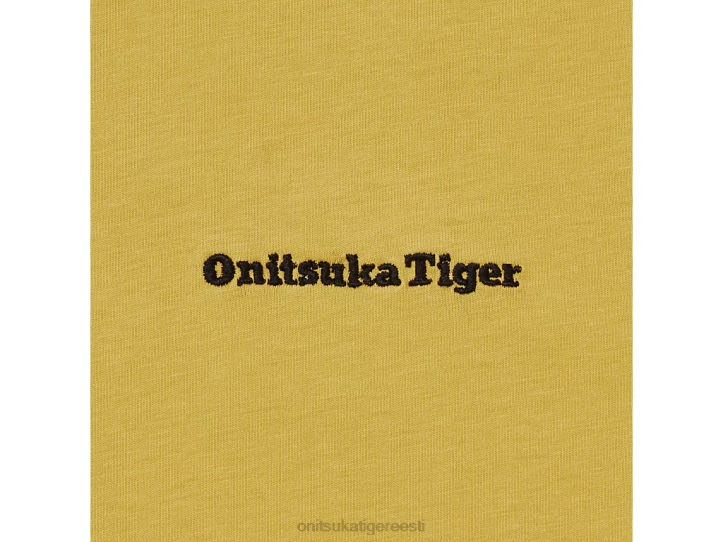 mehed kollane Onitsuka Tiger graafiline tee Riietus 4FRB437