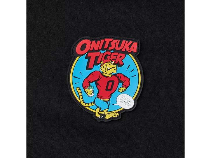 mehed must Onitsuka Tiger ls graafiline tee Riietus 4FRB426