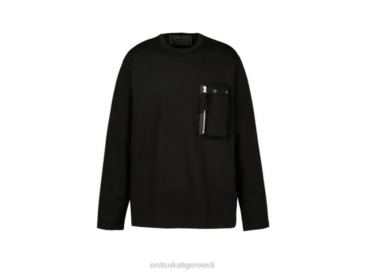 mehed must Onitsuka Tiger ls tee Riietus 4FRB373