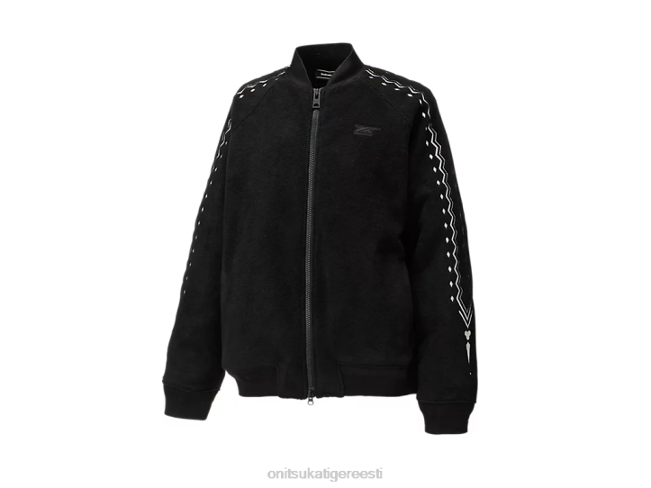 mehed must valge Onitsuka Tiger jope Riietus 4FRB447