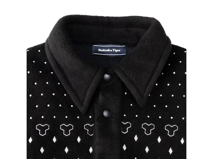 mehed must valge Onitsuka Tiger ülisuur särk Riietus 4FRB448