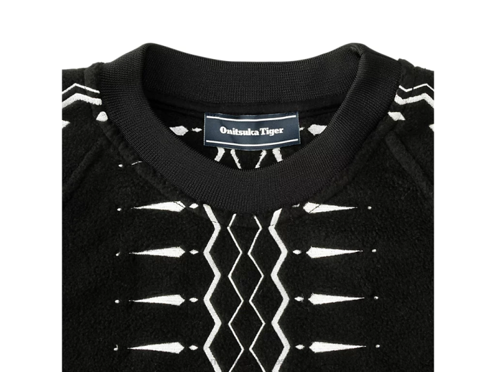 mehed must valge Onitsuka Tiger ülisuur top Riietus 4FRB429