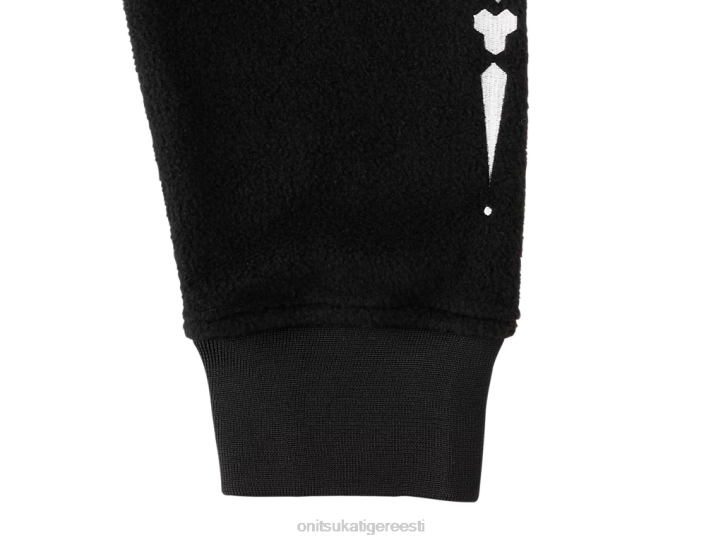 mehed must valge Onitsuka Tiger ülisuur top Riietus 4FRB429