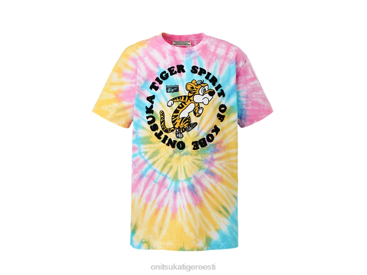 mehed punane Onitsuka Tiger graafiline tee Riietus 4FRB443