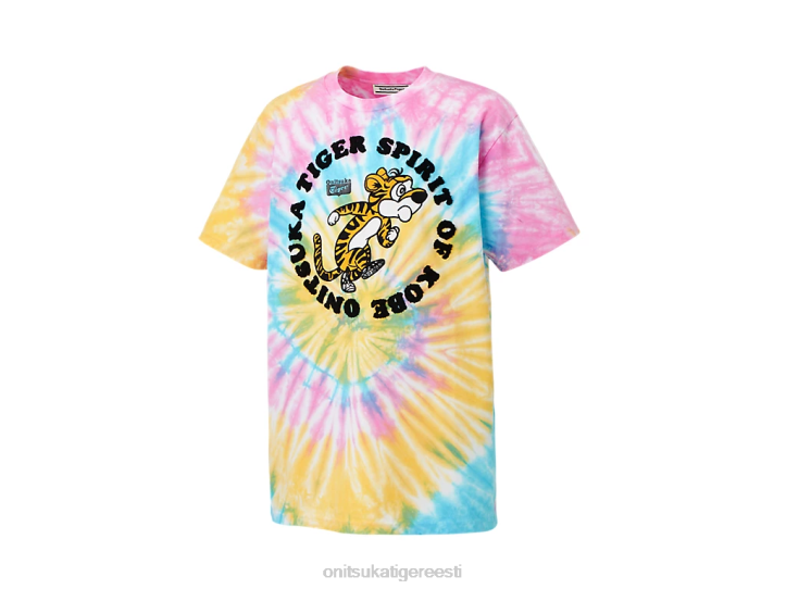 mehed punane Onitsuka Tiger graafiline tee Riietus 4FRB443