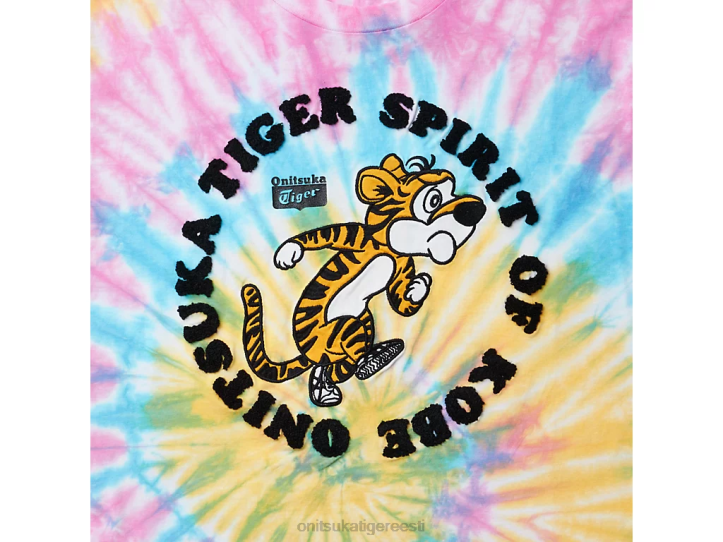 mehed punane Onitsuka Tiger graafiline tee Riietus 4FRB443