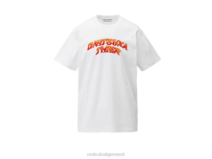 mehed valge Onitsuka Tiger graafiline tee Riietus 4FRB439