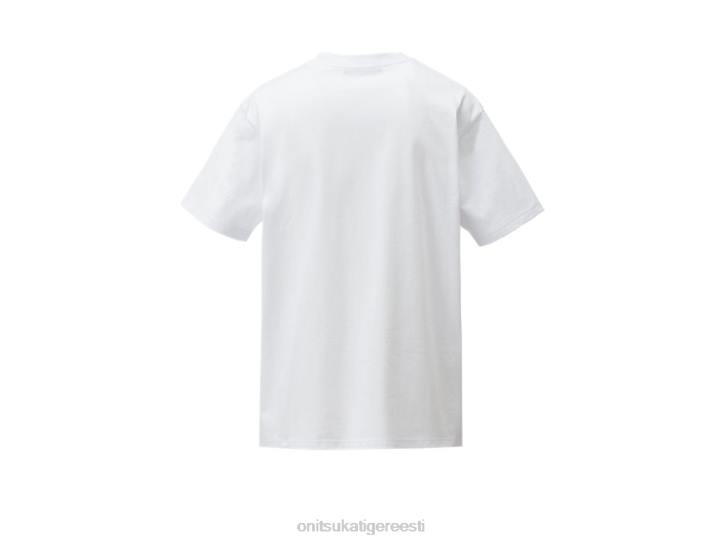mehed valge Onitsuka Tiger graafiline tee Riietus 4FRB439