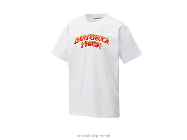 mehed valge Onitsuka Tiger graafiline tee Riietus 4FRB439