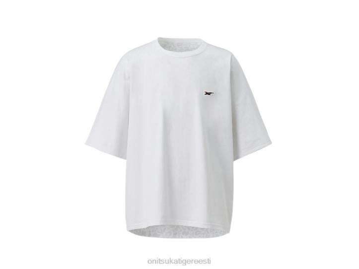 mehed valge Onitsuka Tiger lühikeste varrukatega topp Riietus 4FRB477