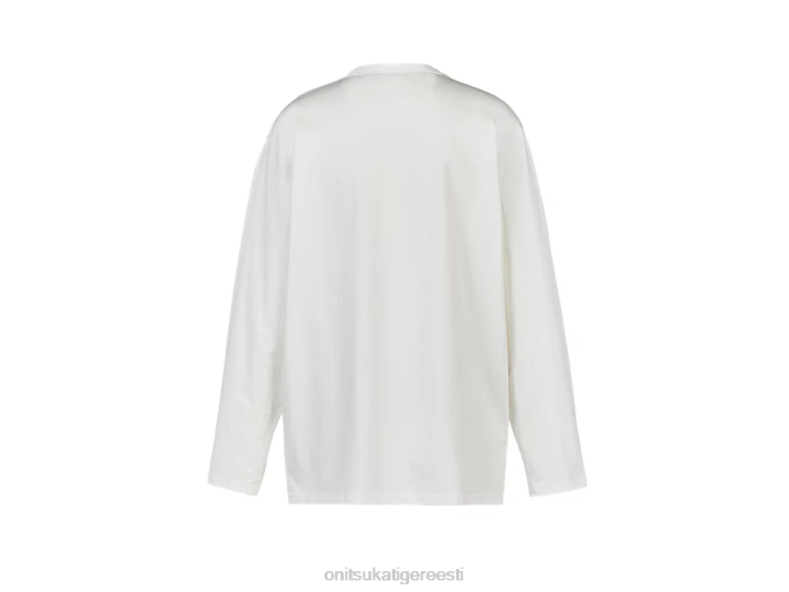 mehed valge Onitsuka Tiger ls tee Riietus 4FRB381