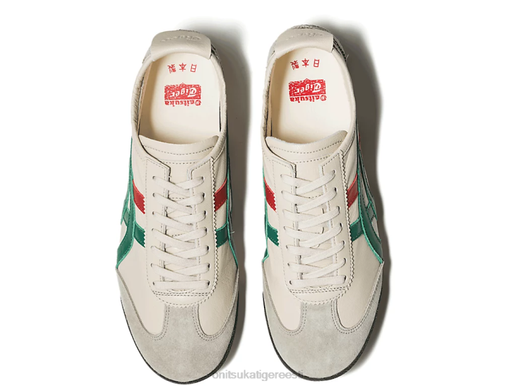 naised kreem/roheline Onitsuka Tiger mehhiko 66 deluxe kingad 4FRB532