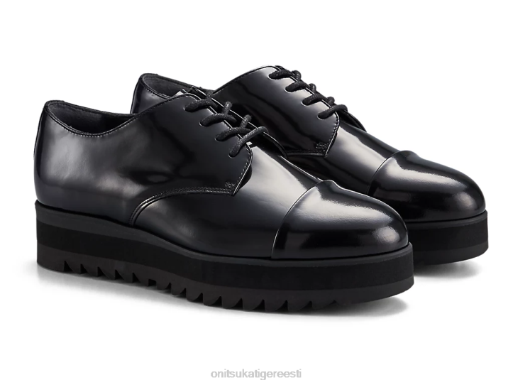 naised läikiv must Onitsuka Tiger derbi kingad 4FRB560