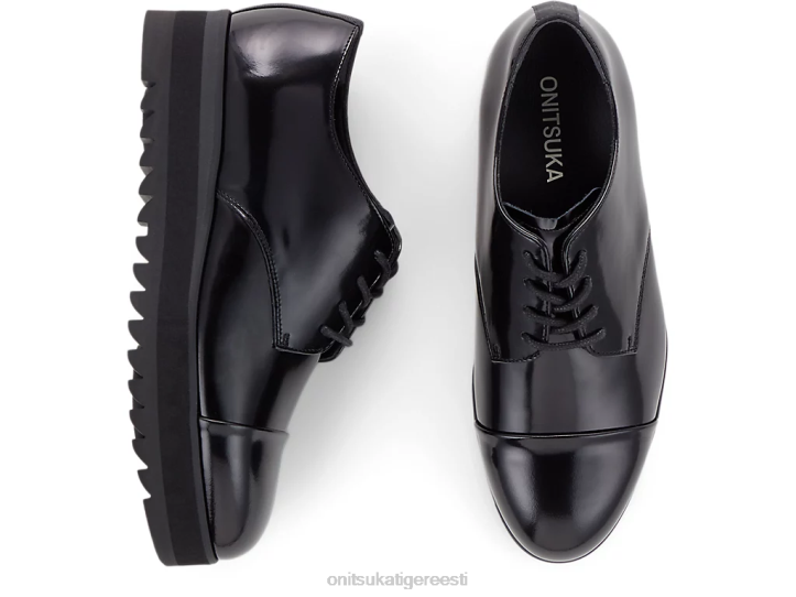 naised läikiv must Onitsuka Tiger derbi kingad 4FRB560