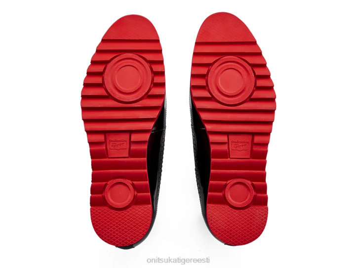 naised must/klassikaline punane Onitsuka Tiger brogue kingad 4FRB539