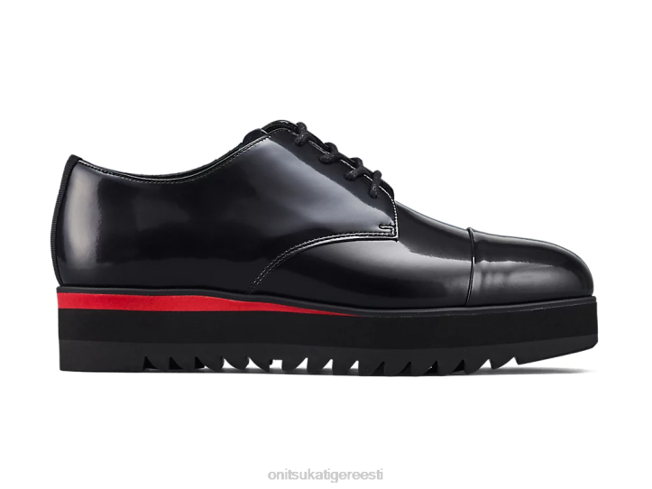 naised must/klassikaline punane Onitsuka Tiger derbi kingad 4FRB556