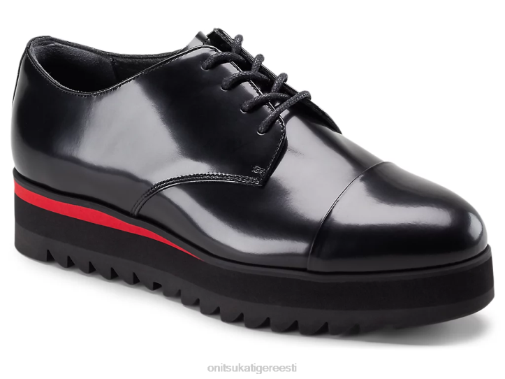 naised must/klassikaline punane Onitsuka Tiger derbi kingad 4FRB556