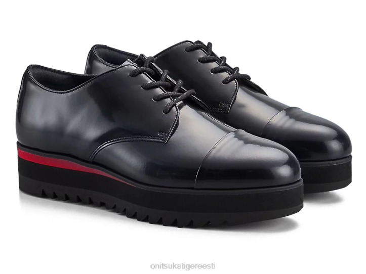 naised must/klassikaline punane Onitsuka Tiger derbi kingad 4FRB556