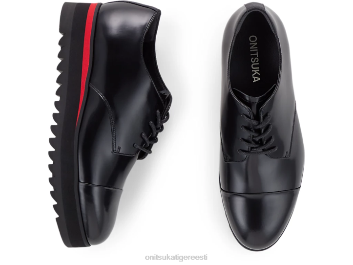 naised must/klassikaline punane Onitsuka Tiger derbi kingad 4FRB556