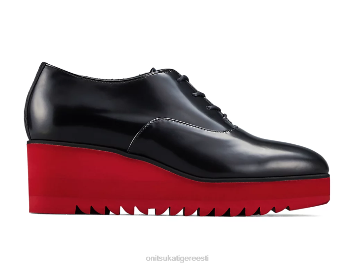 naised must/klassikaline punane Onitsuka Tiger kiil-o kingad 4FRB576