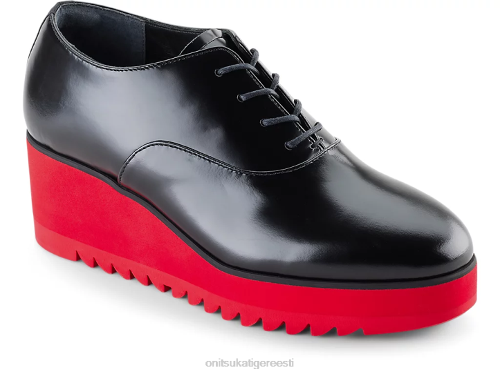 naised must/klassikaline punane Onitsuka Tiger kiil-o kingad 4FRB576