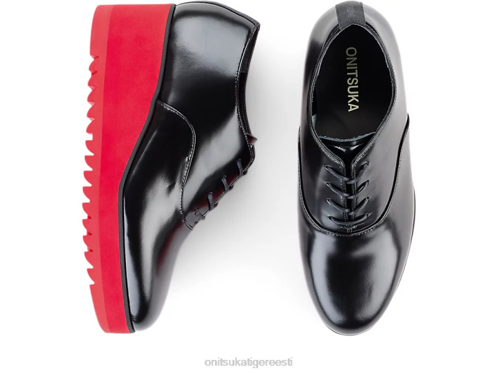 naised must/klassikaline punane Onitsuka Tiger kiil-o kingad 4FRB576