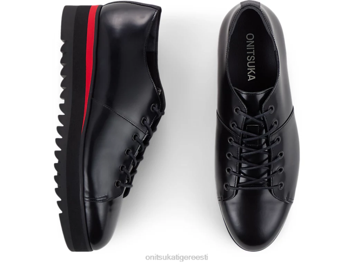 naised must/klassikaline punane Onitsuka Tiger paelad lo kingad 4FRB555