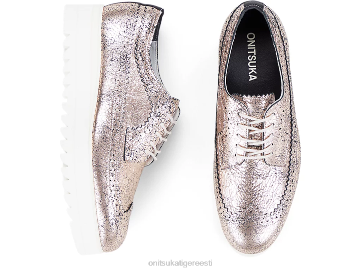 naised roosa kuld Onitsuka Tiger brogue kingad 4FRB569