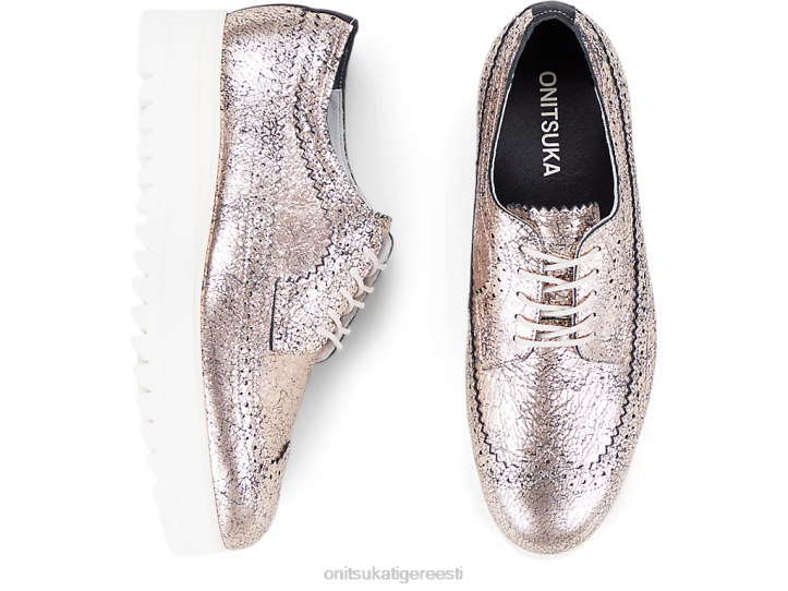 naised roosa kuld Onitsuka Tiger brogue kingad 4FRB569