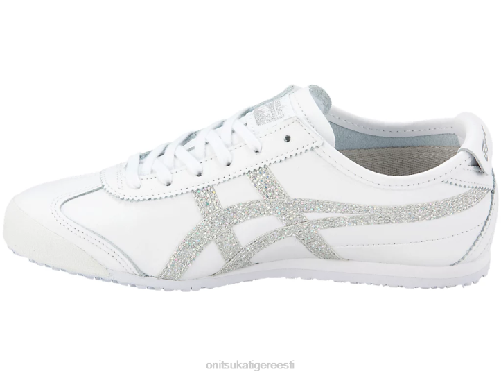naised valge/hõbedane Onitsuka Tiger Mehhiko 66 kingad 4FRB134