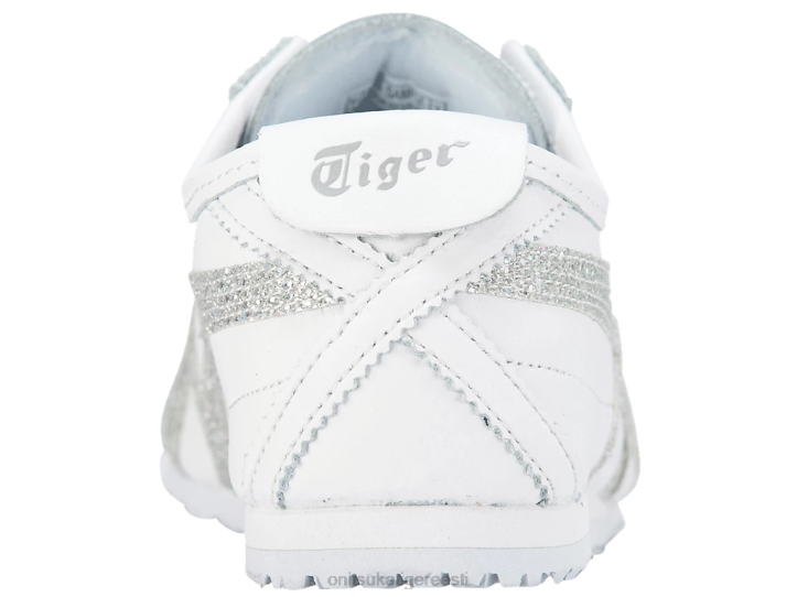 naised valge/hõbedane Onitsuka Tiger Mehhiko 66 kingad 4FRB134