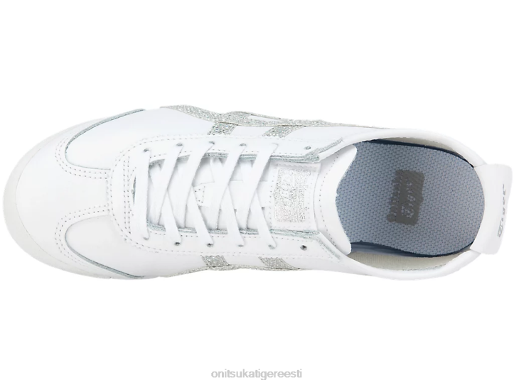 naised valge/hõbedane Onitsuka Tiger Mehhiko 66 kingad 4FRB134