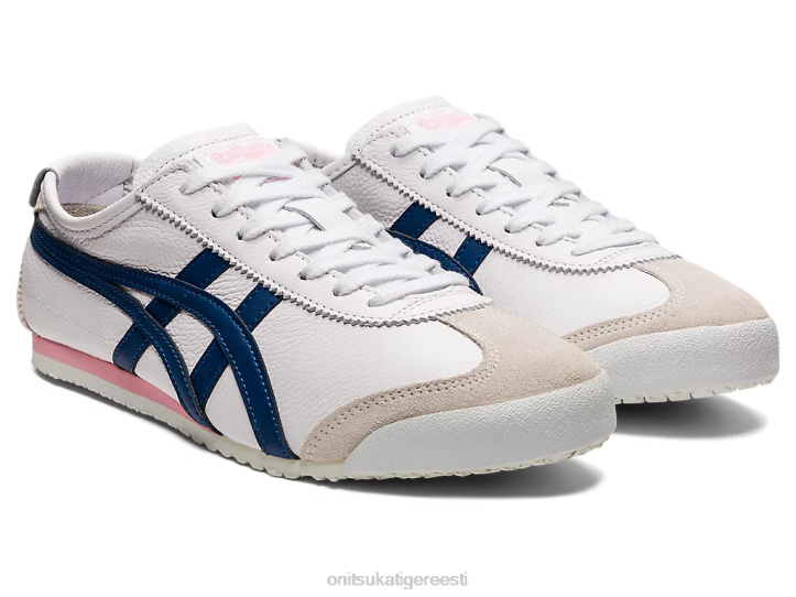 naised valge/iseseisvussinine Onitsuka Tiger Mehhiko 66 kingad 4FRB584