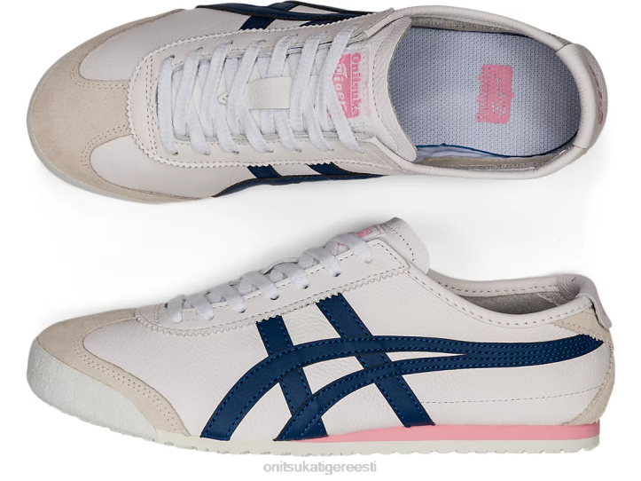 naised valge/iseseisvussinine Onitsuka Tiger Mehhiko 66 kingad 4FRB584