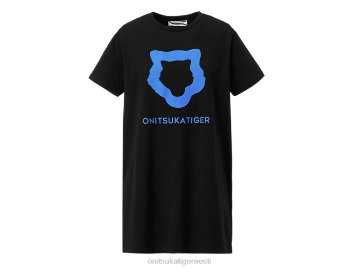 naised must Onitsuka Tiger ws graafiline tee Riietus 4FRB612