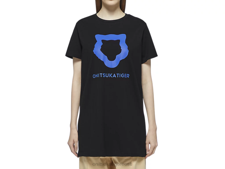 naised must Onitsuka Tiger ws graafiline tee Riietus 4FRB612